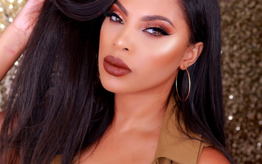 Бронзовый макияж