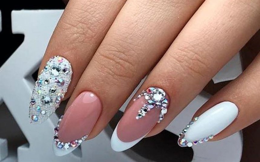 Френч с камнями