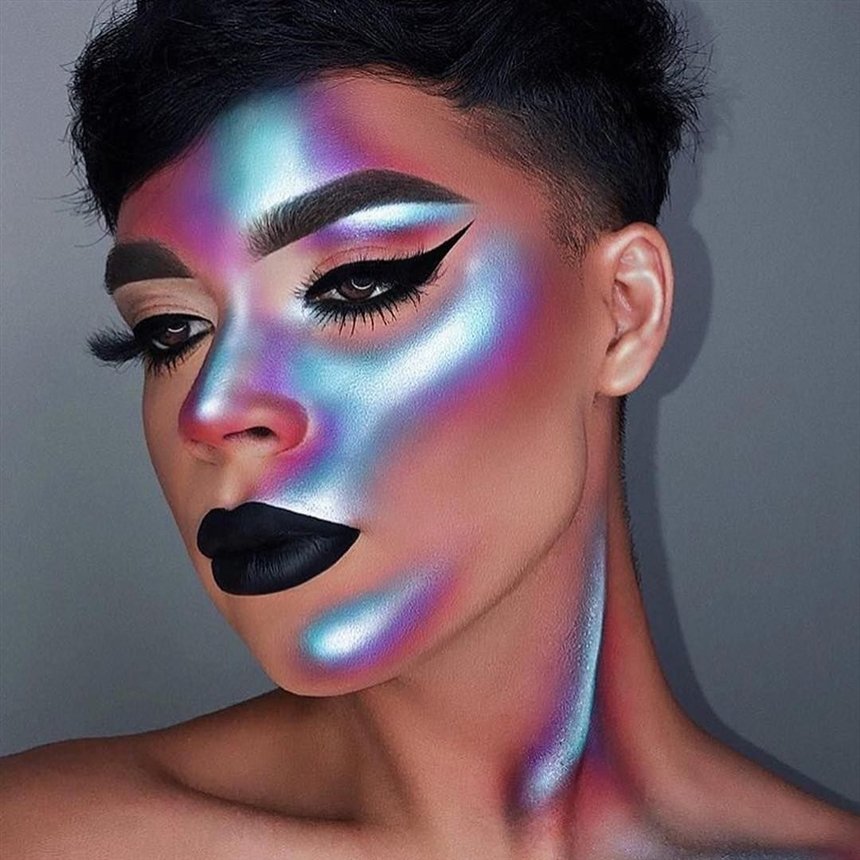 Голографический макияж Голографический макияж