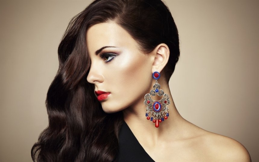 Макияж с цветной подводкой