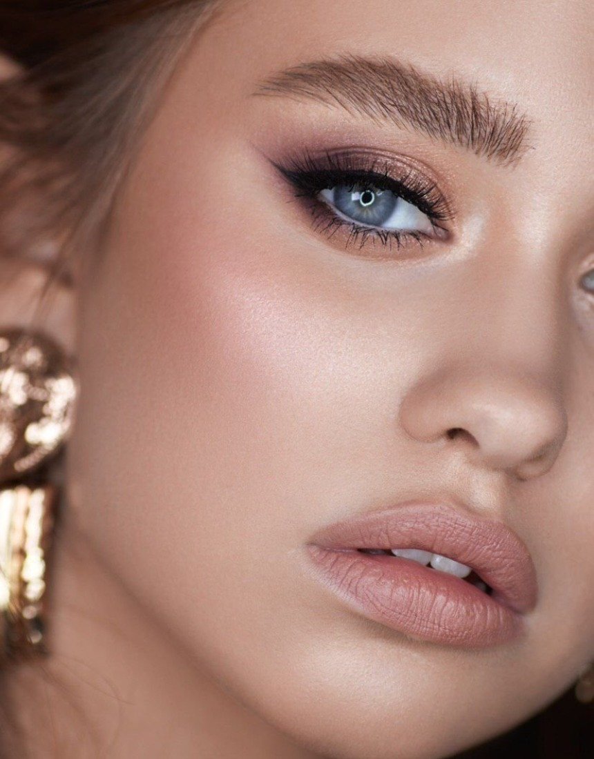 Макияж для серых глаз