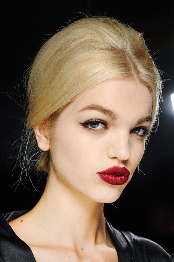 красные губы