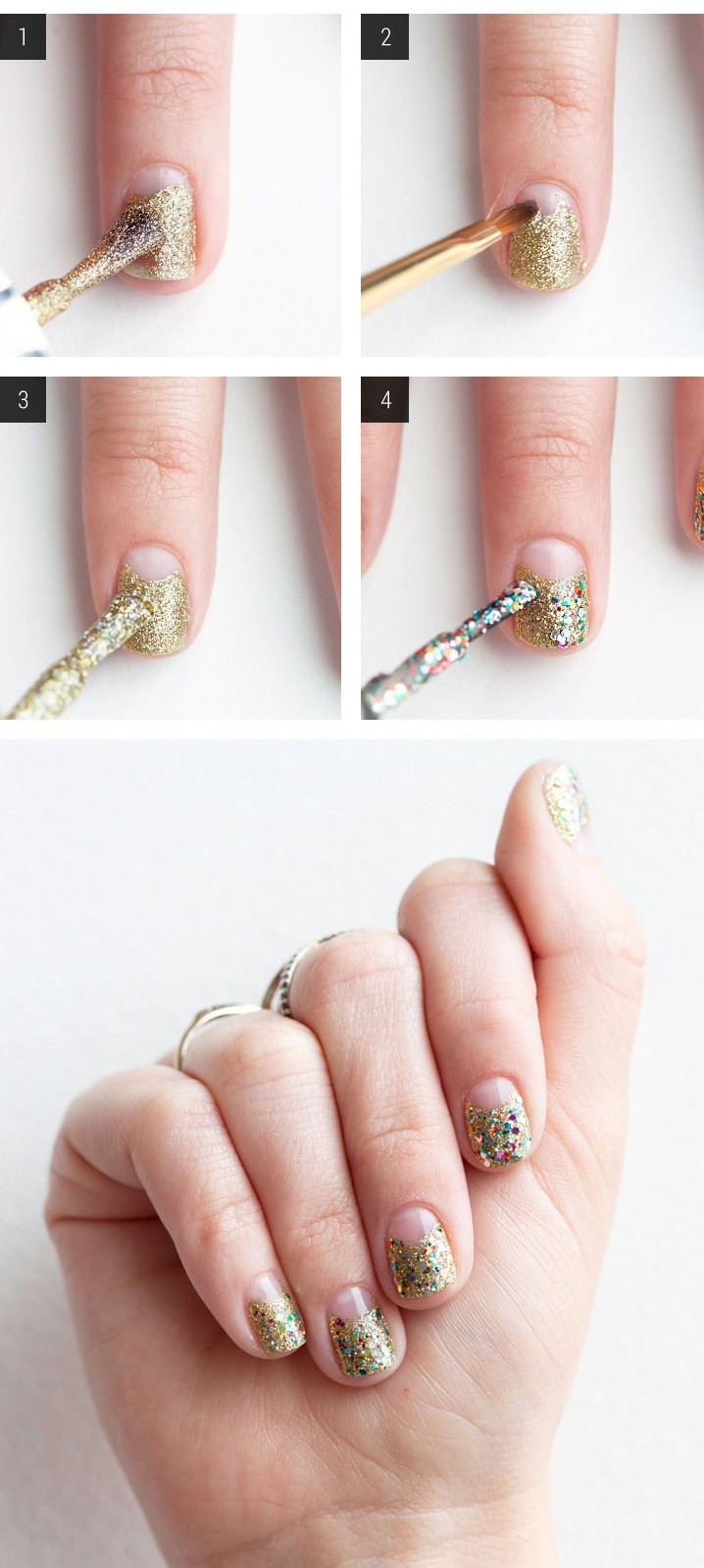 лунный маникюр