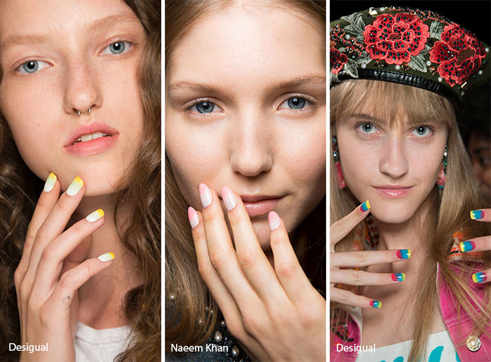 Маникюр омбре