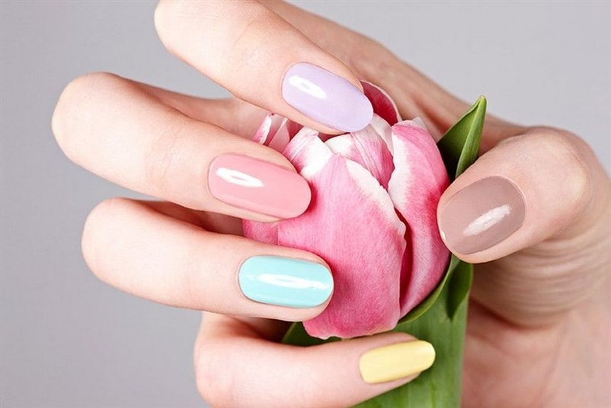 Пастельный маникюр
