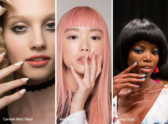 миндалевидные ногти