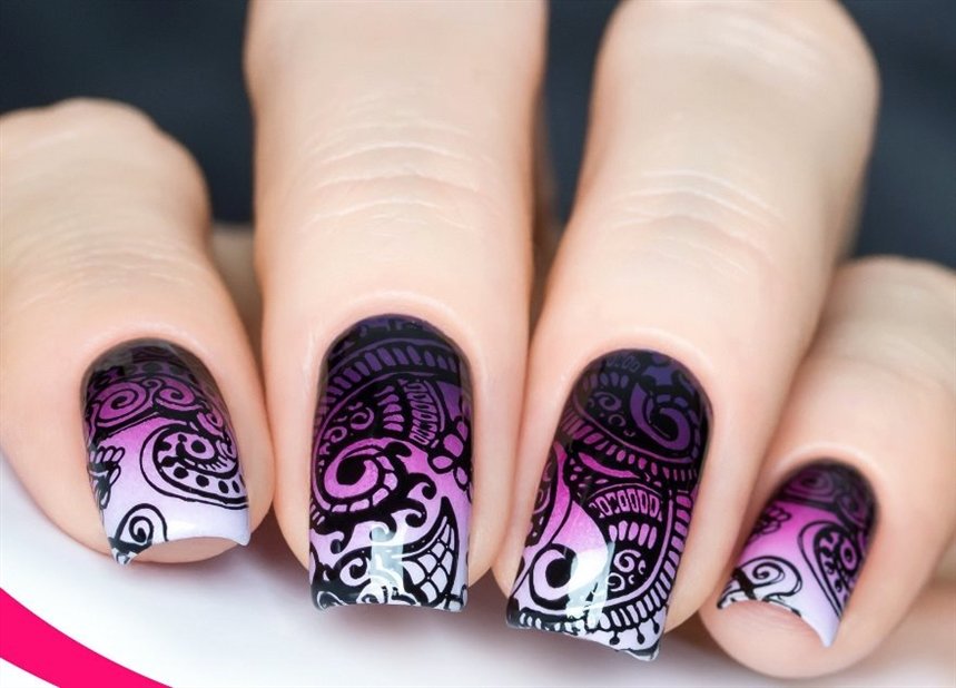 Маникюр с пейсли Маникюр с пейсли