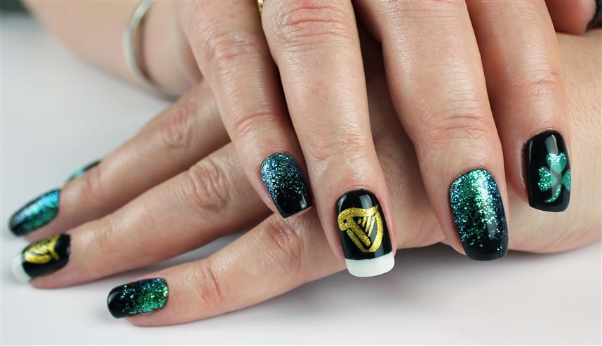 Маникюр с арфой Guinness Маникюр с арфой Guinness