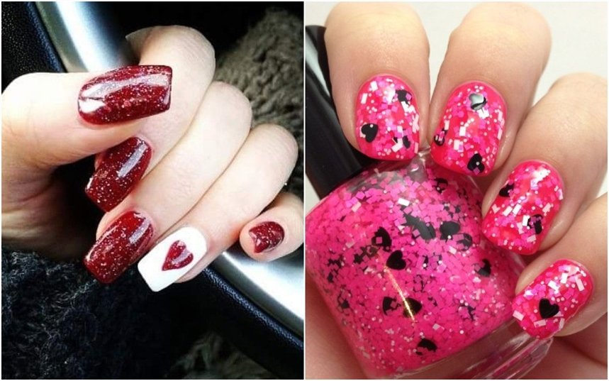 Блестящий маникюр