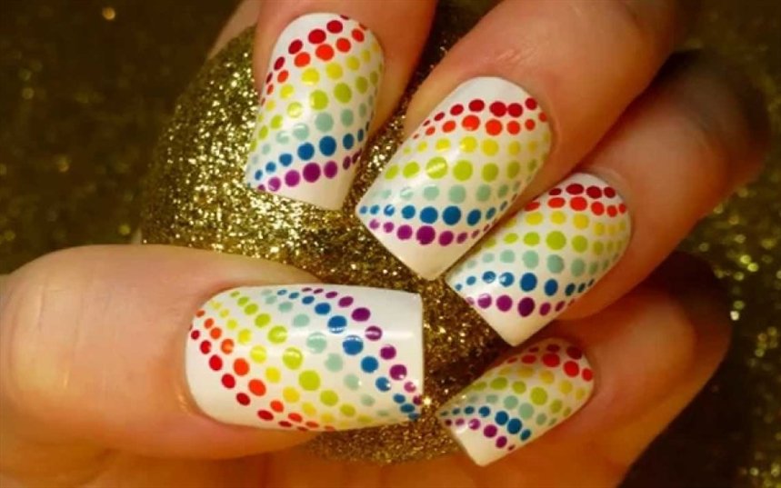Пасхальный маникюр диагональный Пасхальный маникюр диагональный