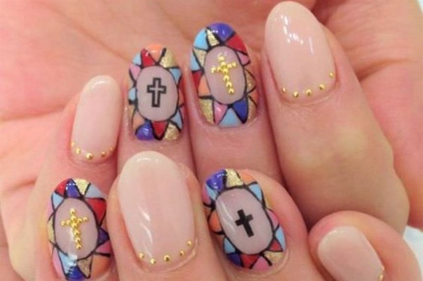Пасхальный маникюр церковный Пасхальный маникюр церковный
