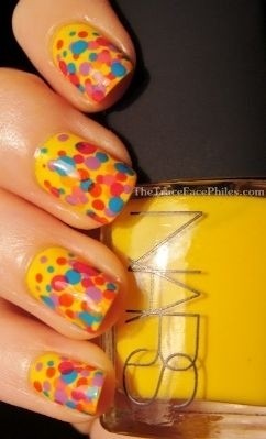 Разноцветные ногти Разноцветные ногти