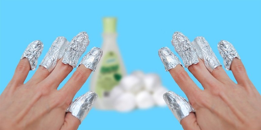 Фольга и ацетон