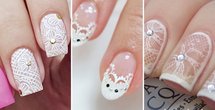 кружевной маникюр