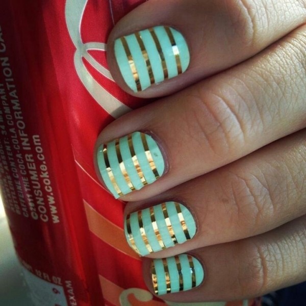 Маникюр мятного цвета Маникюр мятного цвета