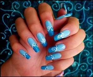 морские мотивы маникюр