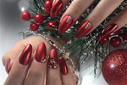Новогодний маникюр 2023 по знаку зодиака