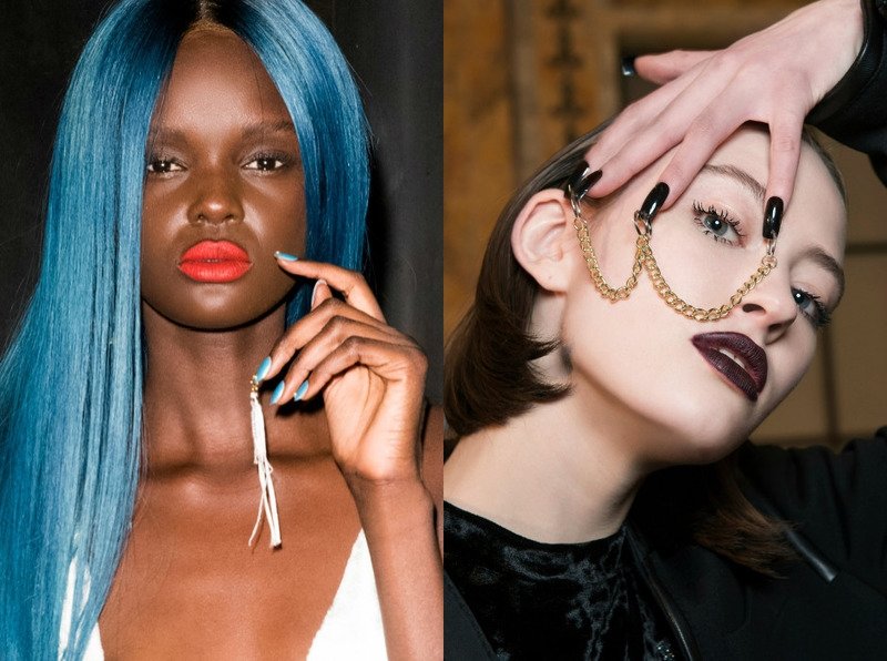 Подвески на ногти тренд осени