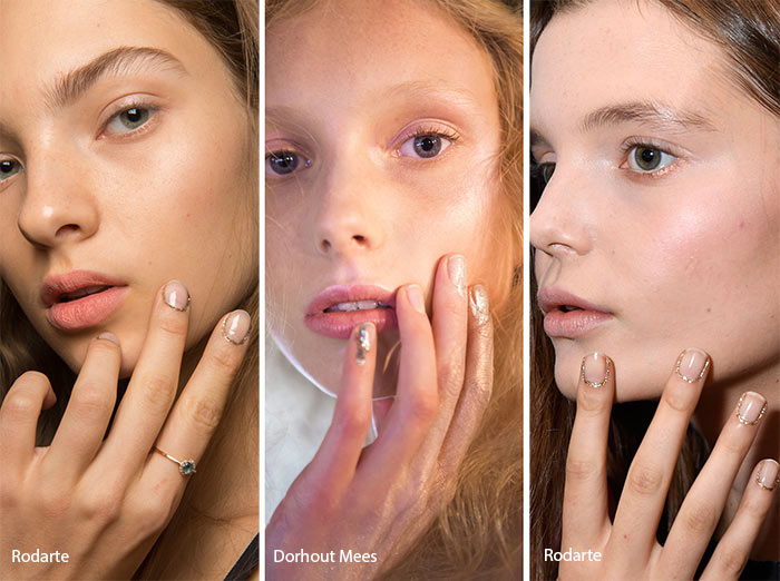 Лак на кутикуле маникюр