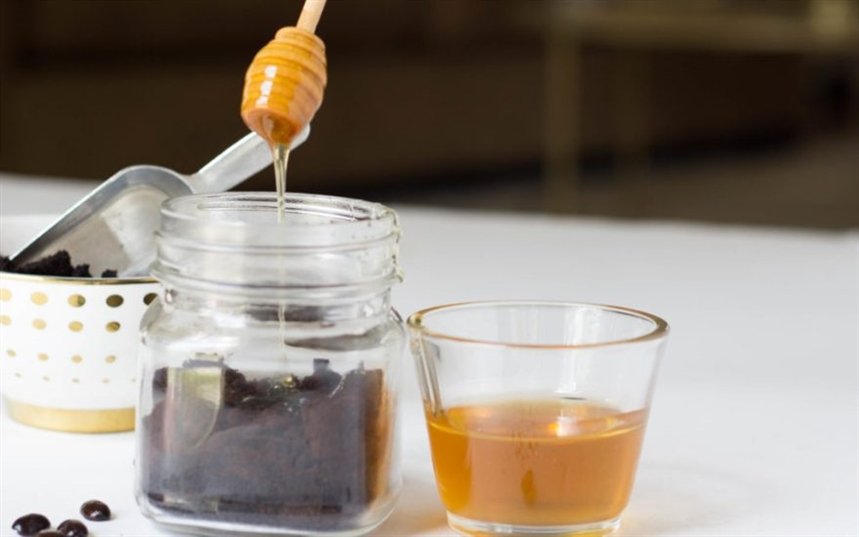 Скраб из кофе и меда