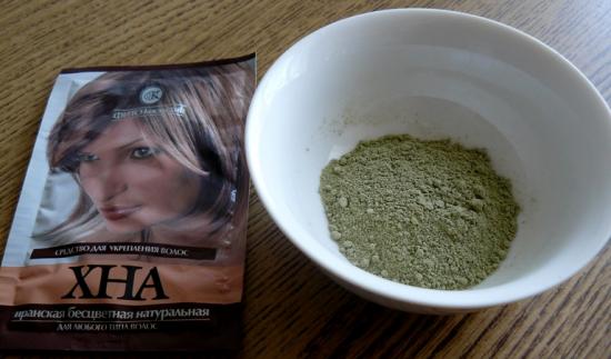 бесцветная хна для волос