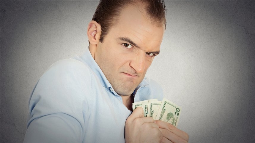 Жадный мужчина Жадный мужчина