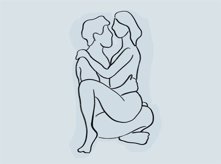 секс-поза лотос