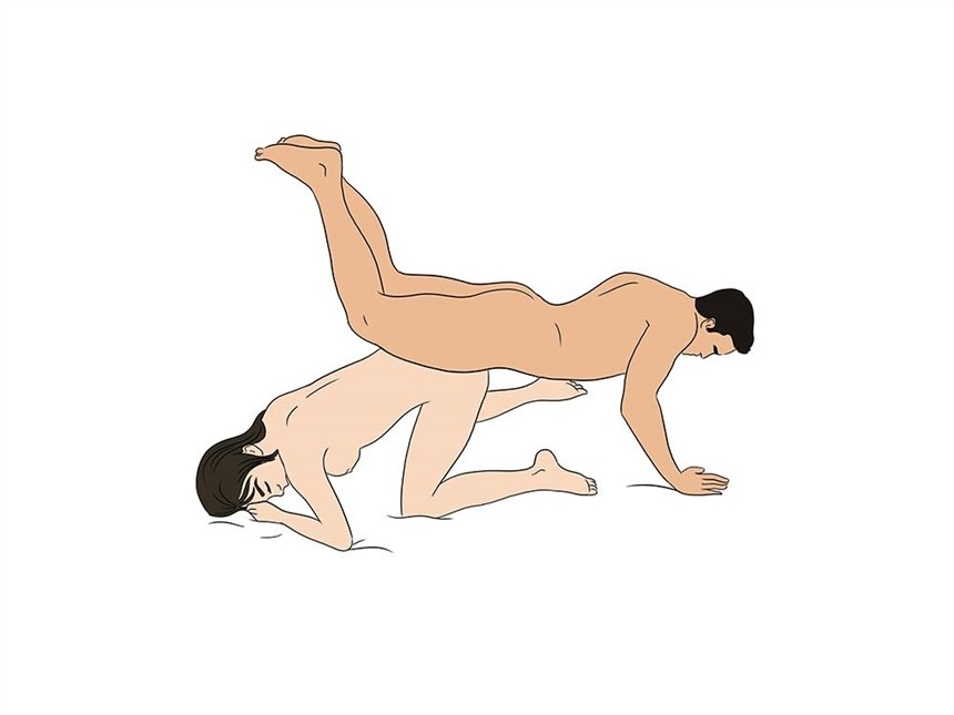 Standing missionary sex position