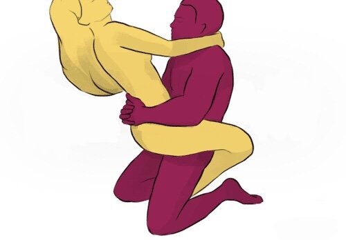 Позы для секса на коленях 