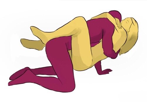 Позы для секса на коленях 