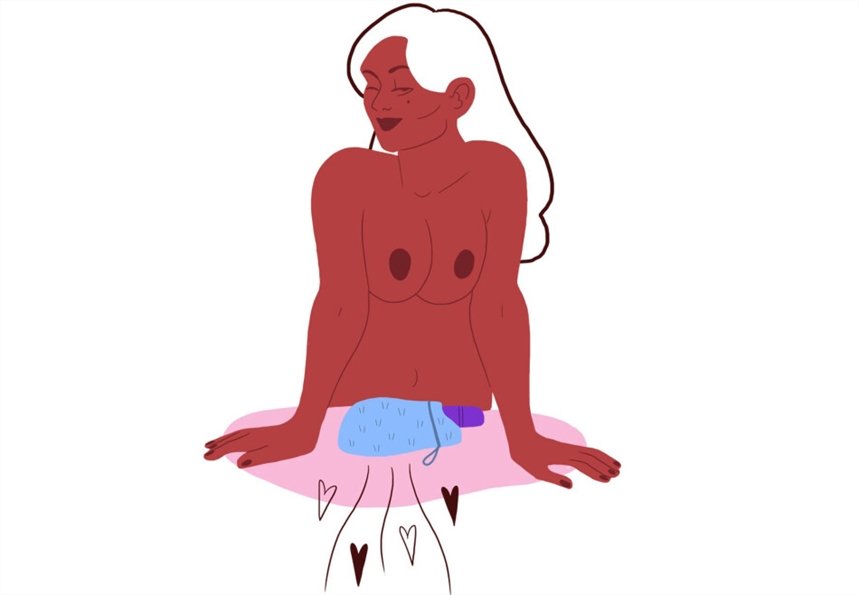 Поза для мастурбации 