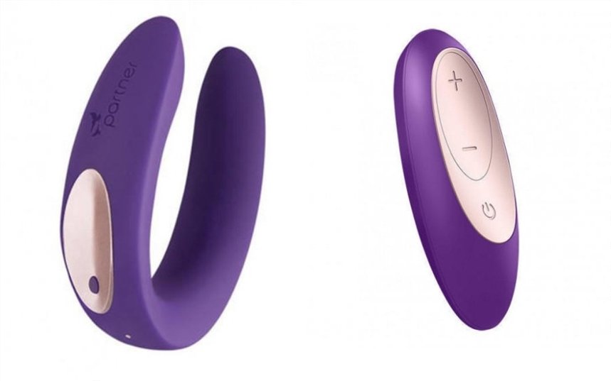 V-образный стимулятор клитора для пар