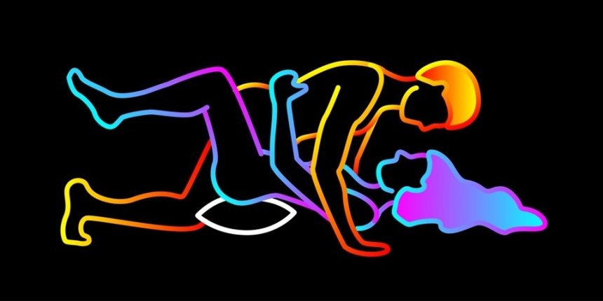 Миссионерская с поднятыми ногами Миссионерская с поднятыми ногами