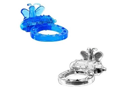 Кольцо на член с бабочкой