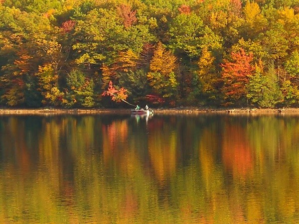 озеро осенью озеро осенью