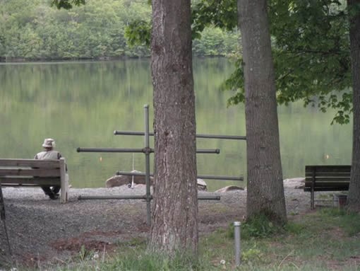 рибалка на озере рибалка на озере