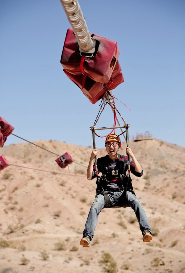 Зиплайн через каньон Бутлег