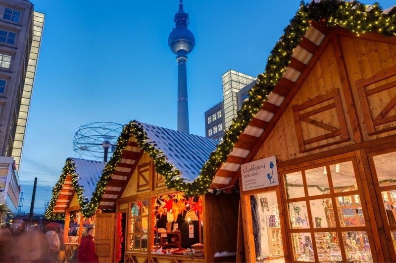 Рождественская ярмарка в Берлине 2017 год