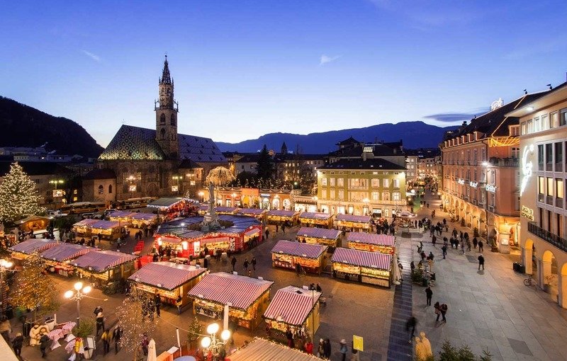 Рождественская ярмарка в Больцано в 2017 году