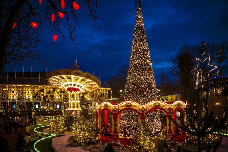 Рождественская ярмарка в Копенгагене 2017 год