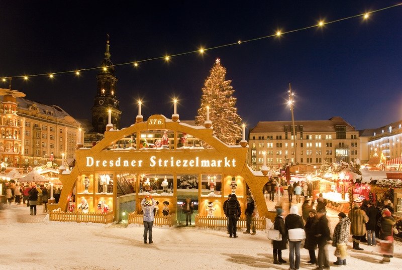 Рождественская ярмарка в Дрездене 2017 год