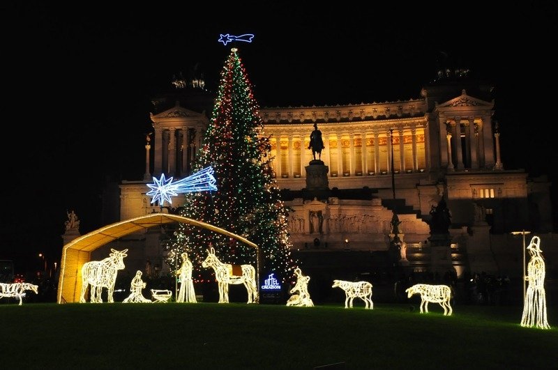 Рождественская ярмарка в Риме 2017 год