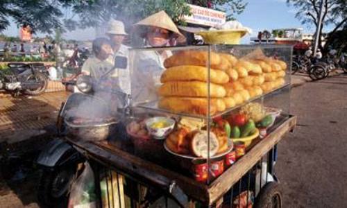 Бан ми на улице Бан ми на улице