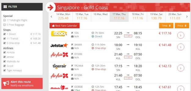 Сингапур в Голд-Кост