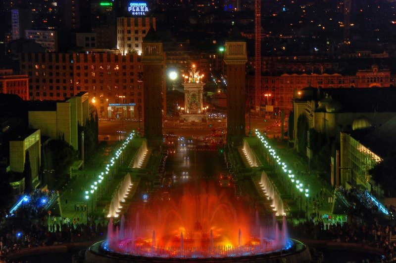 Волшебный фонтан Барселона