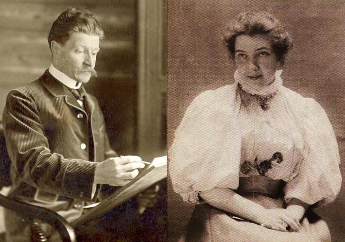 Надежда и Михаил Врубель