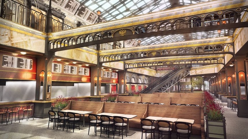 фудмолл Vokzal 1853 — тематический ресторанный комплекс