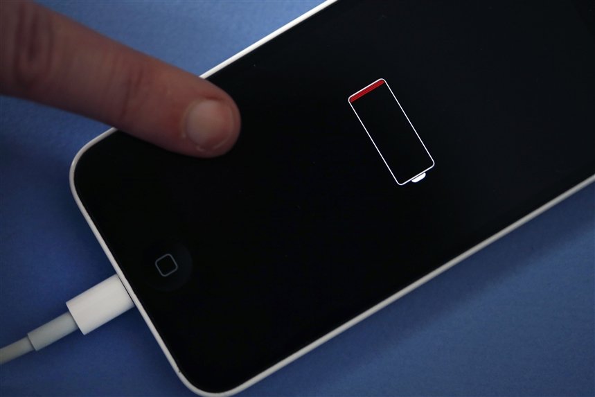 Низкий заряд