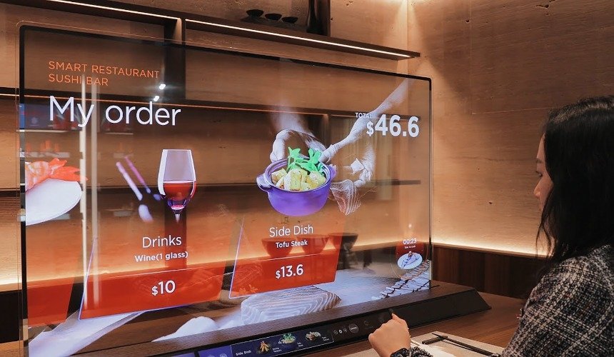 Прозрачный телевизор от LG