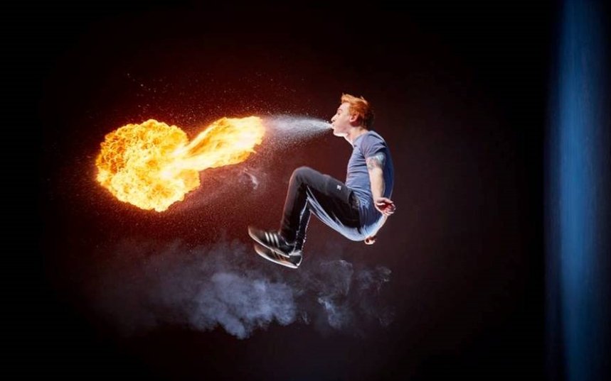 Сальто с огнем Сальто с огнем